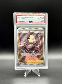 Marnie 200/202 Full Art - Pokemon TCG Sword & Shield PSA 10 GEM MT - Image 1