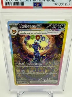 💎🔥📈2025 POKEMON PRE EN-PRISMATIC EVOLUTIONS SIR 161/131 UMBREON EX PSA9📈🔥💎 - Image 4