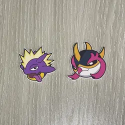 Toxtricity and Fezandipiti Tokens for Pokemon TCG - Image 1