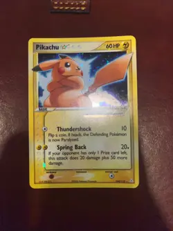 2006 POKEMON EX HOLON PHANTOMS #104 PIKACHU STAR HOLO ULTRA RARE ENGLISH TCG - Image 2