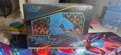 Pokemon Center Exclusive Crown Zenith ETB New/Sealed but damaged - Image 1