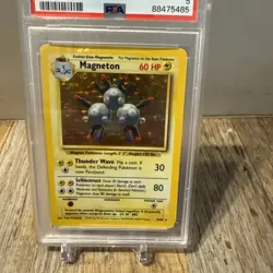 PSA 5 EX Pokemon Magneton Base Set Holo 9/102 - Image 3