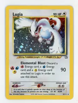 Lugia Holo - Pokemon 2000 Neo Genesis #9 VG-EX - Image 1