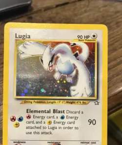 Lugia Holo - Pokemon 2000 Neo Genesis #9 VG-EX - Image 3