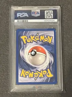 2004 Pokemon EX Team Rocket Returns #60 Houndour reverse holo foil. PSA 8 - Image 3