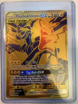 Pikachu & Zekrom GX Tag Team SM248 Promo Sun & Moon Pokemon 2021 - Image 1