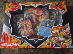 Pokemon Infernape V Collection Box Lost Origin, Fusion Strike Booster Packs NEW - Image 1
