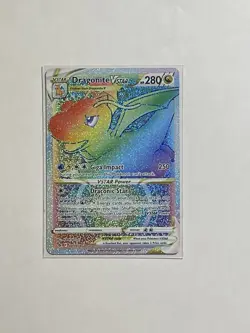 Pokemon Dragonite VSTAR Secret Rare Full Art Holo GO 081/078 280HP - Image 1