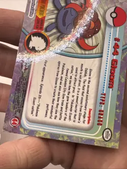 Pokemon 2000 Topps Chrome Gloom TV Animation Series #44 - Image 4