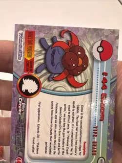 Pokemon 2000 Topps Chrome Gloom TV Animation Series #44 - Image 5