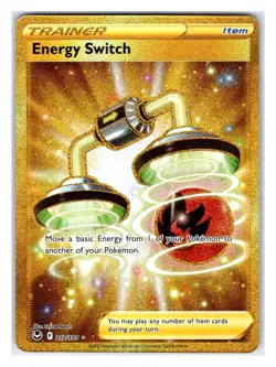 Pokemon TCG - Energy Switch (Secret) - SWSH12: Silver Tempest 212/195 Secret Rar - Image 1