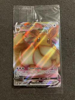 SEALED Eevee VMAX SWSH087 Black Star Promo Full Art Holo Pokemon TCG 2021 - Image 1