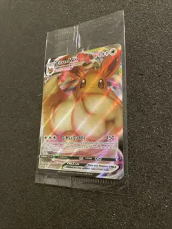 SEALED Eevee VMAX SWSH087 Black Star Promo Full Art Holo Pokemon TCG 2021 - Image 3
