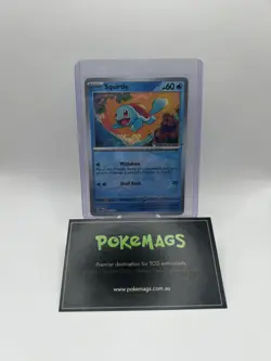 Squirtle POKEMON CENTER Stamp - 007/165 - Reverse Holo Promo Pokemon 151 - Image 1