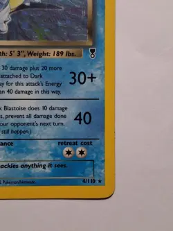 Pokemon TCG · Dark Blastoise 4/110 · Holo Rare · Legendary Collection (2002) HP - Image 4