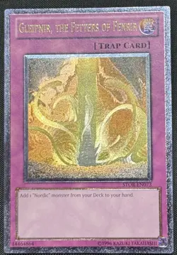 Yugioh Gleipnir, The Fetters Of Fenrir Unlimited Ed Ultimate Rare STOR-EN073 NM - Image 1