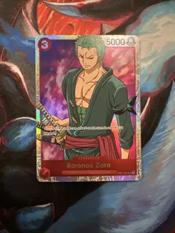 Roronoa Zoro OP01-025 - One Piece TCG - SR Near-Mint Super Rare Foil English - Image 1