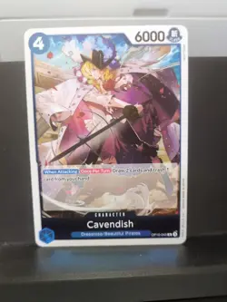 One Piece CCG Cavendish OP10-045 Royal Blood Rare Foil - Image 1
