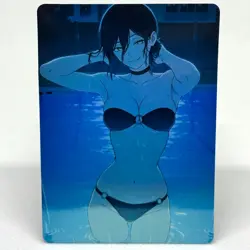 Chainsaw Man Reze Goddess Anime Waifu ACG Foil Card - Image 1