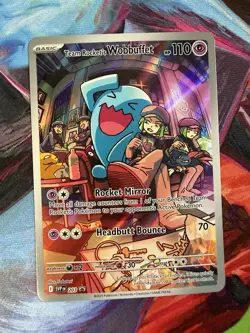 Team Rocket's Wobbuffet 203 Sv: Scarlet & Violet Promo Cards Holo - Image 1
