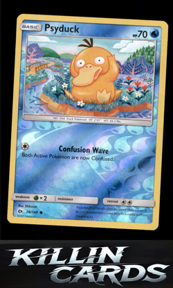 Reverse Holofoil Psyduck 28/149 Pokemon Common SM Base Set Card NM - Image 1