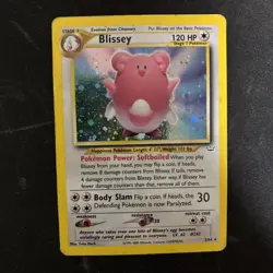 Pokemon TCG Blissey Holo Neo Revelation Card 2/64 NM Condition BEST SWIRL 💫 - Image 1