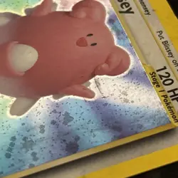 Pokemon TCG Blissey Holo Neo Revelation Card 2/64 NM Condition BEST SWIRL 💫 - Image 3