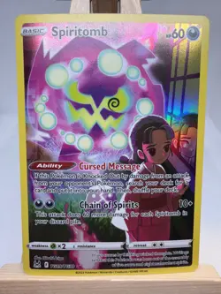 Spiritomb TG09/TG30 Pokemon Ultra Rare SWSH11: Lost Origin Trainer Gallery Card - Image 1