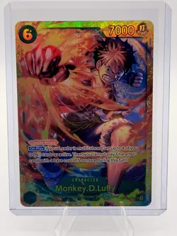 2023 One Piece Card Game Monkey.D.Luffy SEC Alt Art OP13-118 - Image 1
