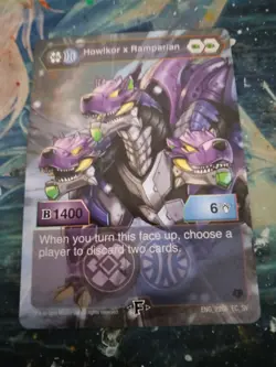 Bakugan Armored alliance epic character Card _226_EC_SV howlkor x Ramparian - Image 1