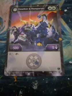 Bakugan Armored alliance epic character Card _226_EC_SV howlkor x Ramparian - Image 2