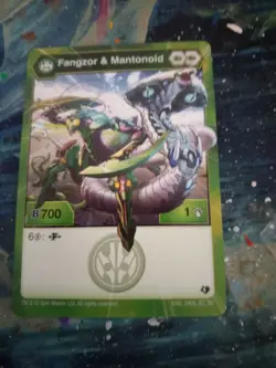 Bakugan Armored alliance epic character Card eng_240_EC_SV Fangzor x mantonoid - Image 2