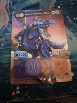 Bakugan Armored alliance epic character Card _245_EC_SV Trox x Nobilious ultra - Image 2