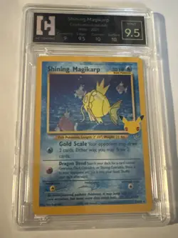 Pokemon TCG Shining Magikarp Celebrations Holo Card 66/64 Mint Condition - Image 1