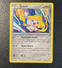 Pokemon Jirachi 42/108 Roaring Skies Holo Rare Card HP - Image 1