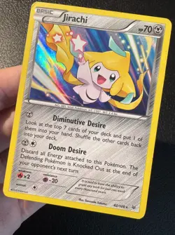 Pokemon Jirachi 42/108 Roaring Skies Holo Rare Card HP - Image 3