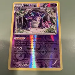 Pokemon card Nidoking 45/114 XY - Steam Siege Reverse Holo 1-9 - Image 1