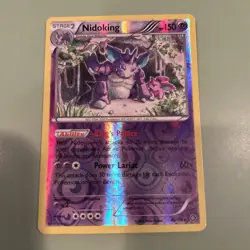 Pokemon card Nidoking 45/114 XY - Steam Siege Reverse Holo 1-9 - Image 3