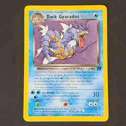 Pokemon Dark Gyarados 8/82 Team Rocket Holo Card MP - Image 1
