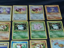 Vintage 1999 Pokemon 30 Card Lot all Jungle Set Near Mint #2 - Image 3
