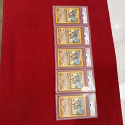 Pokemon TCG 2001 Hitmontop Wizards Black Star Promos (5) Cards #37 PSA 10 - Image 2