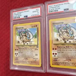 Pokemon TCG 2001 Hitmontop Wizards Black Star Promos (5) Cards #37 PSA 10 - Image 4