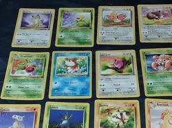 Vintage 1999 Pokemon 30 Card Lot all Jungle Set Near Mint #1 - Image 2