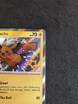 Pokemon Pikachu Card Paldean Fates 131/091 Shiny Holo Rare NM Condition - Image 5