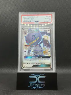 PSA 10 Banette GX SV61/SV94 2019 Hidden Fates: Shiny Vault Pokemon TCG Card GM - Image 1