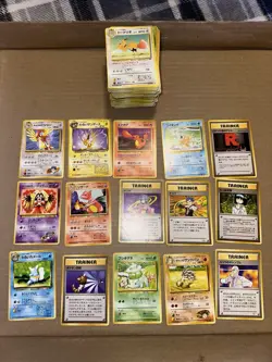 210+ Vintage WOTC japanese pokemon cards collection rares base set jungle c5 - Image 1