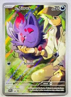 N's Zorua 189 Sv: Scarlet & Violet Promo Cards Holo NM - Image 1