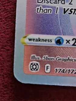 Charizard VSTAR 174/172 - Brilliant Stars Rainbow Secret Rare Pokemon TCG NM - Image 3