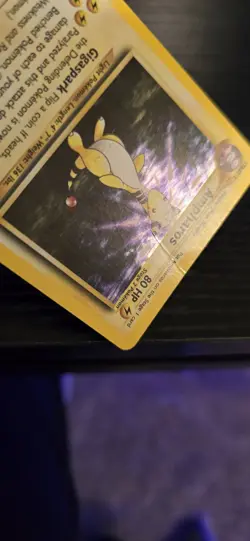 2000 Pokemon English Neo - Genesis Holo Rare Ampharos #1/111 - Poor - Image 3