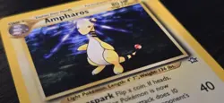 2000 Pokemon English Neo - Genesis Holo Rare Ampharos #1/111 - Poor - Image 5